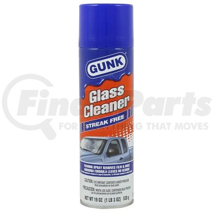 GUNK GC1 Glass Cleaner - Streak Free, with Ammonia, 19 Fl. Oz.