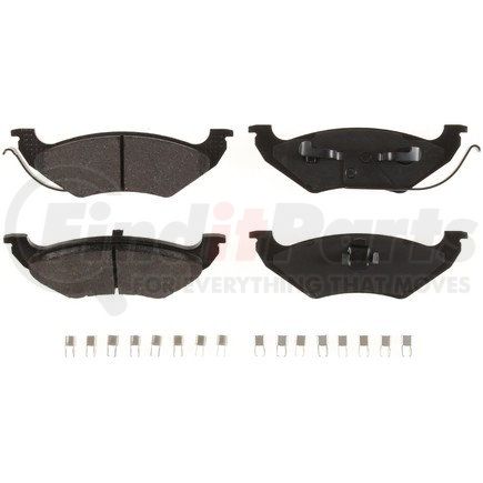 Bendix D544 CQ Ceramic Brake Disc Pad Set, Rear