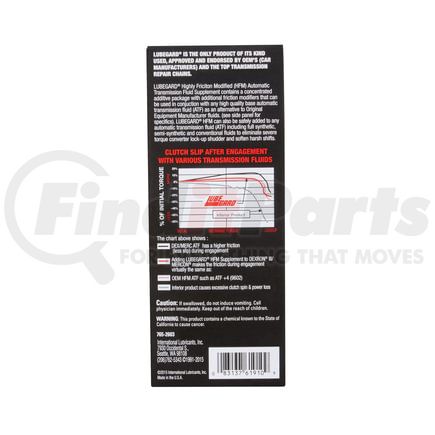 Lubegard 61910 Lubegard Highly Friction Modified ATF Supplement - 10 oz.