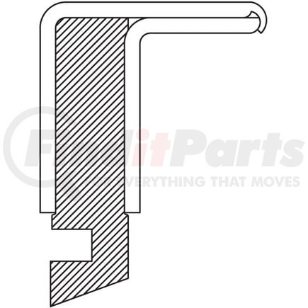 National Seals 204002 Oil Seal