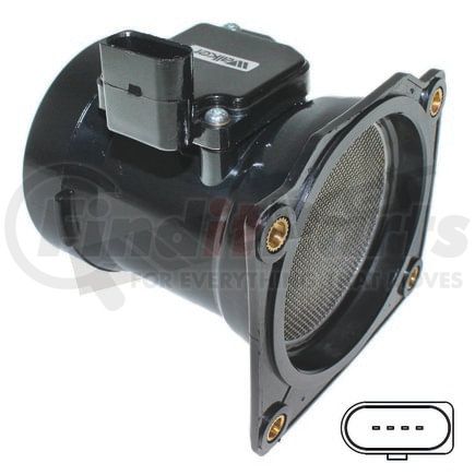 Walker Products 245-1163 Walker Products 245-1163 Mass Air Flow Sensor Assembly