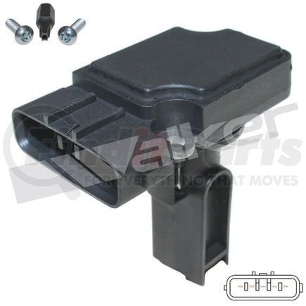 Walker Products 245-1166 Walker Products 245-1166 Mass Air Flow Sensor, Sensor Only