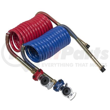 Grote 81-0015-CGH 15' Air Coiled Set w/ 12" Leads; Low Temperature With Red/Blue Glad Hands