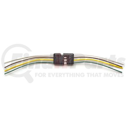 Grote 82-1030 Flat Connector, 4 Pole, 16 Ga