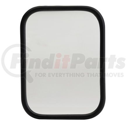 Grote 12072 Rolled-Rim Mirror with Ball Swivel, Black