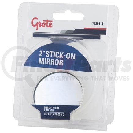 Grote 12201-5 Stick-On Convex Mirror, 2" Round