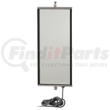 Grote 16053 Ice & Frost-Free Heated West Coast Mirror, Stainless Steel
