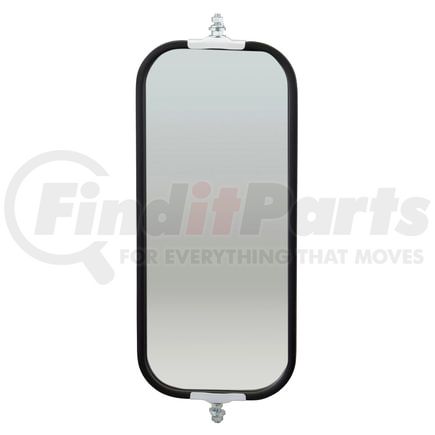 Grote 16091 OEM-Style Flat Ribbed-Back West Coast Mirror, White