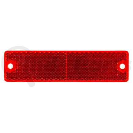 Grote 40132 Mini Stick-On / Screw-Mount Rectangular Reflectors, Red