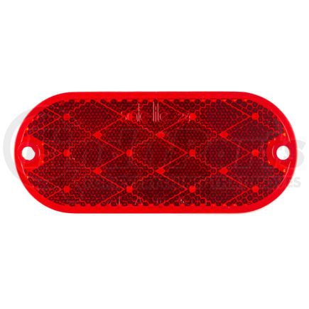 Grote 41042 Oval Reflector, Red