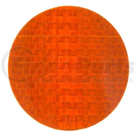 Grote 41143 Stick-On Tape Reflectors, Amber