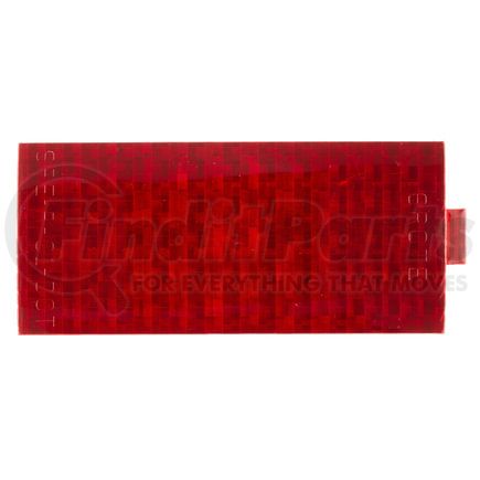 Grote 41152 Stick-On Tape Reflectors, Red