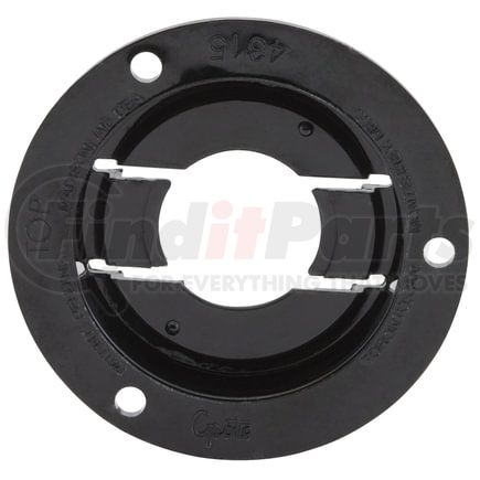 Grote 43152 Theft-Resistant Mounting Flange For 2" Round Lights, Black