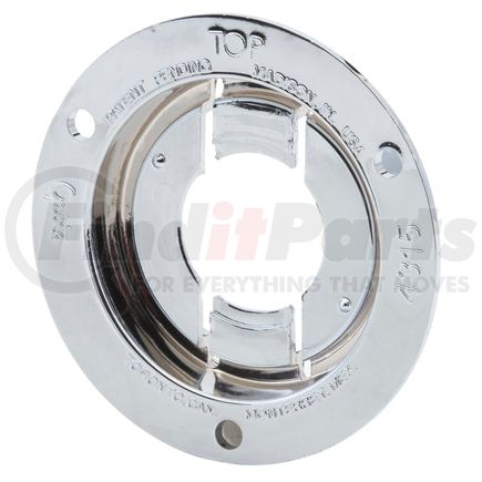 Grote 43153 Theft-Resistant Mounting Flange For 2" Round Lights, Chrome