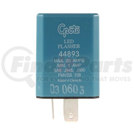 Grote 44893 3 Pin Flashers, European (ISO) Pinout