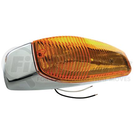 Grote 46823 OEM-Style Large Aerodynamic Cab Marker Light, Amber