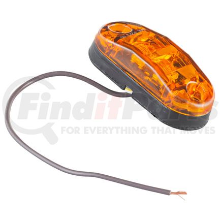 Grote 47013 CLR/MARKER LMP, 2.5", OVAL, YEL, SUPERNOVA LED