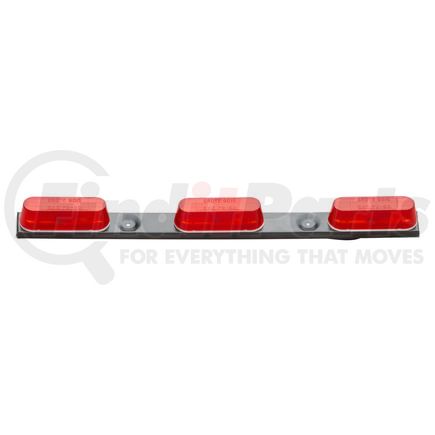 Grote 49062 CLR/MARKER LAMP, RED, THIN-LINE BAR