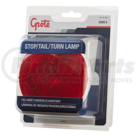 Grote 52922-5 4" Economy Stop Tail Turn Lights, Red