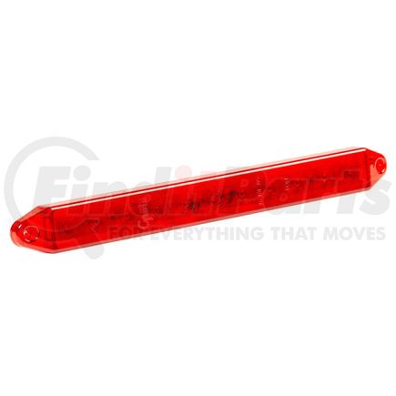 Grote 53582 LED Center Mount Stop Tail Turn Lights, Red, 11-LED Configuration