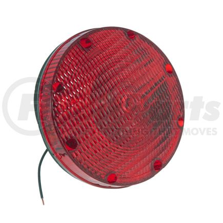 Grote 56072 STT LAMP, 7", RED, SCHOOL BUS, SNGLE CONTACT