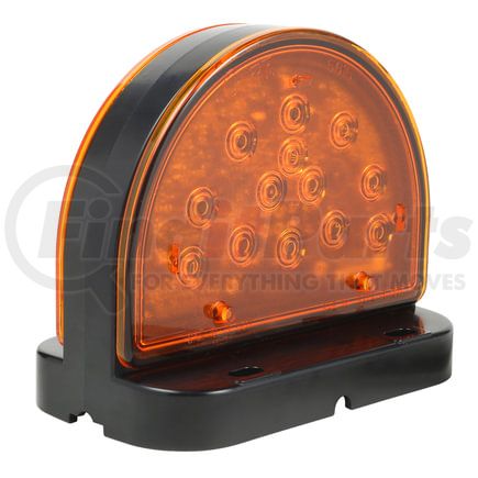Grote 56160 LED Amber Warning Light for Agriculture & Off-Highway Applications, Surface Mount