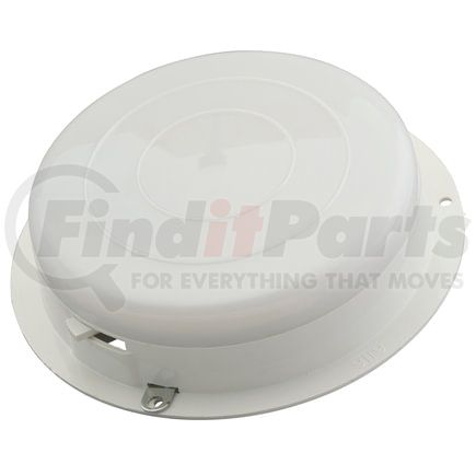 Grote 61161 Round Dome Light with Switches, White Base