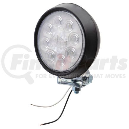 Grote 63561 4" Round Utility Lights, Hardwire, Spot with Rubber Housing, Black