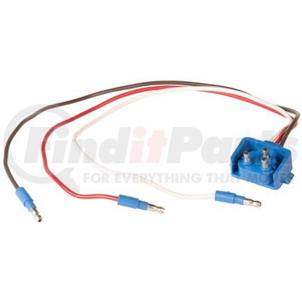Grote 66844 Stop Tail Turn 3-Wire 90-Deg Plug-In Pigtail - for Female Pin Lights, 18" Long