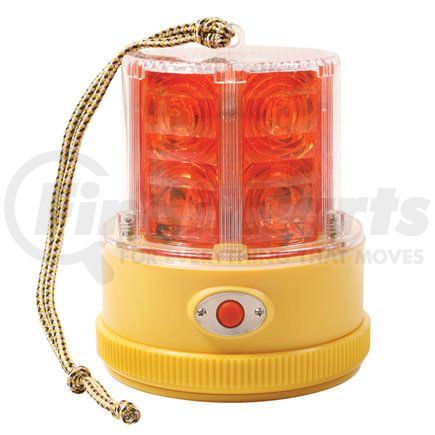 Grote 77912 360deg Portable Battery Operated LED Warning Lights, Red