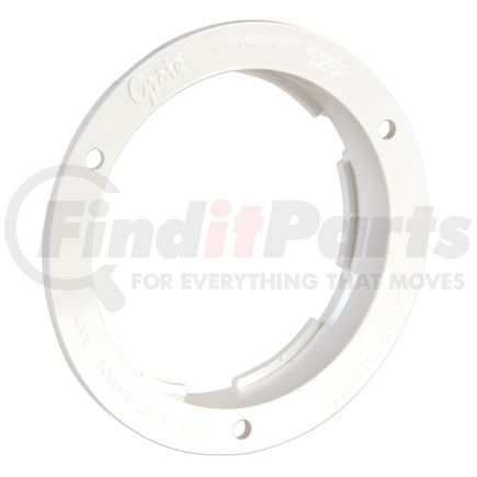 Grote 92510 Theft-Resistant Flange For 4" Round Lights, White