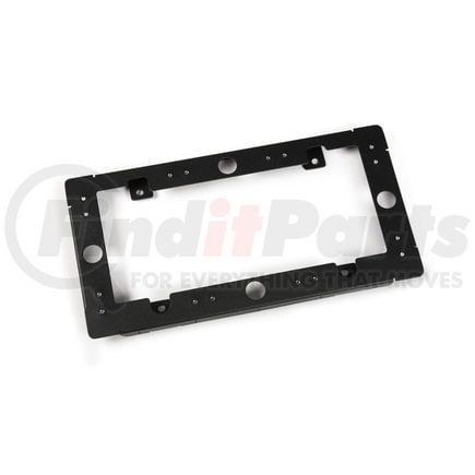 Grote 98350 License Plate Bracket - 12.51 in. Rectangular, Black, Aluminum