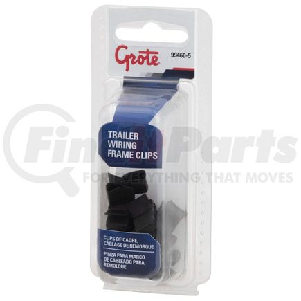 Grote 99460-5 Trailer Wiring Frame Clips, Black