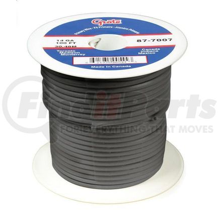 Grote 87-8003 Primary Wire, 16 Gauge, Grey, 100 Ft Spool