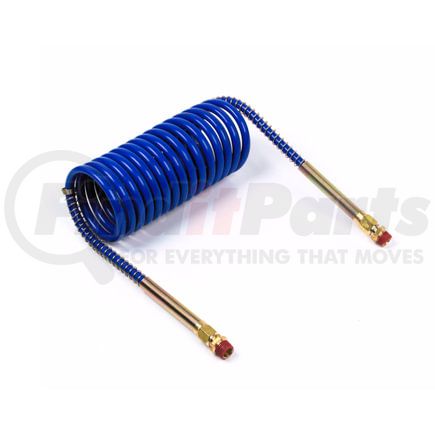 Grote 81-0015-B 15' Coiled Air Single With 12" Leads, Blue