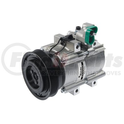 Mando 10A1017 New OE AC Compressor w/ Clutch & Pre-filled Oil, Direct Replacement