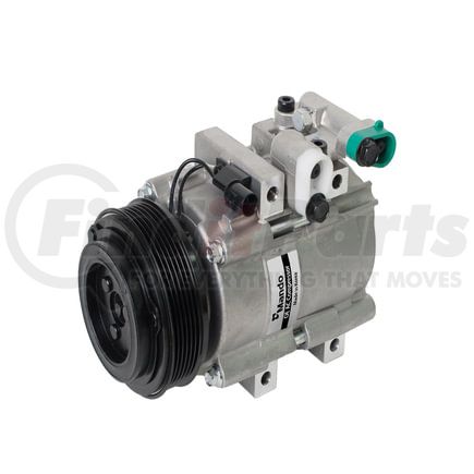 Mando 10A1020 New OE AC Compressor w/ Clutch & Pre-filled Oil, Direct Replacement