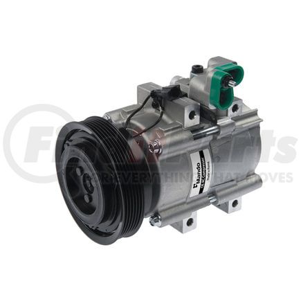 Mando 10A1023 New OE AC Compressor w/ Clutch & Pre-filled Oil, Direct Replacement