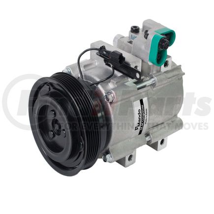 Mando 10A1028 New OE AC Compressor w/ Clutch & Pre-filled Oil, Direct Replacement