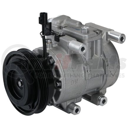 Mando 10A1047 New OE AC Compressor w/ Clutch & Pre-filled Oil, Direct Replacement