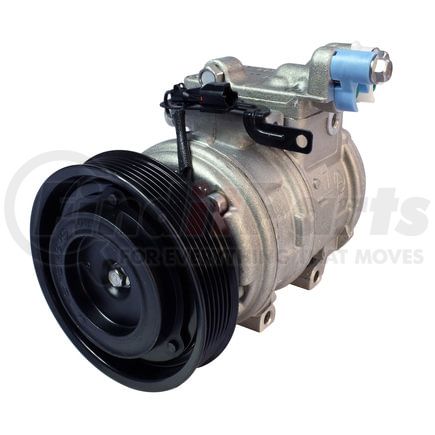 Mando 10A1061 New OE AC Compressor w/ Clutch & Pre-filled Oil, Direct Replacement