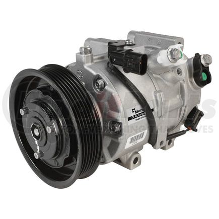 Mando 10A1401 New OE AC Compressor w/ Clutch & Pre-filled Oil, Direct Replacement