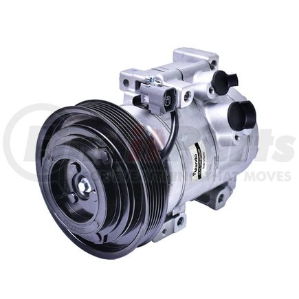 Mando 10A1438 New OE AC Compressor w/ Clutch & Pre-filled Oil, Direct Replacement