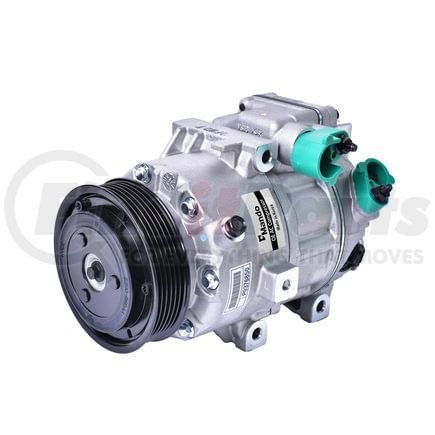 Mando 10A1498 New OE AC Compressor w/ Clutch & Pre-filled Oil, Direct Replacement