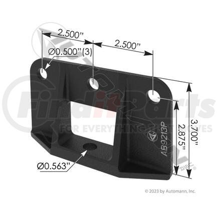 Automann AB9213P Leaf Spring Bracket - Corporate Z Spring, Heavy Duty, Cast, Before 1989