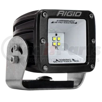 Rigid 681513 RIGID 2X2 115 Degree DC LED Scene Light, Surface Mount, Black Housing, Single