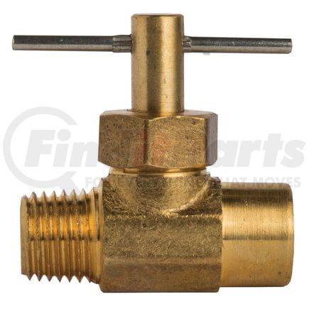 Tectran 3122-A Shut-Off Valve - Brass, 1/8 inches Male, Male Pipe Double