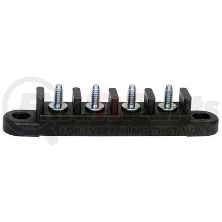 Tectran 665-4 Junction Box Terminal Block - 4 Studs, 1/2 in. Length, Steel Studs