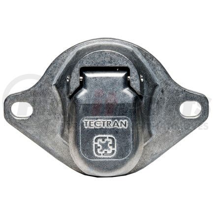 Tectran 670-42 Trailer Receptacle Socket - 4-Way, Die-Cast Housing, Bull Nose