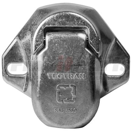 Tectran 670-72 7-Way SAE Bull Nose Trailer Receptacle Socket, Split Pins, Screw Terminals